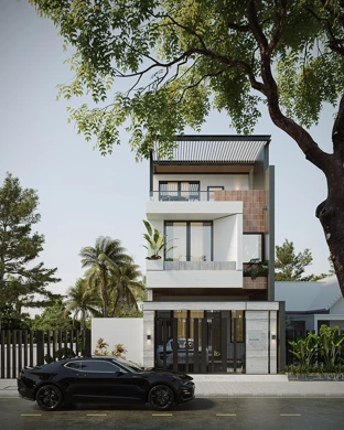 Nhà ống 2 tầng TP. Vinh