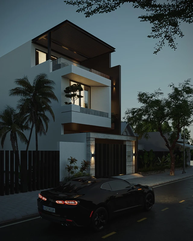 Nhà ống 2 tầng TP. Vinh