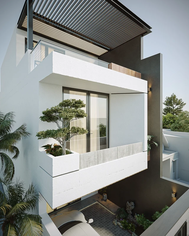 Nhà ống 2 tầng TP. Vinh